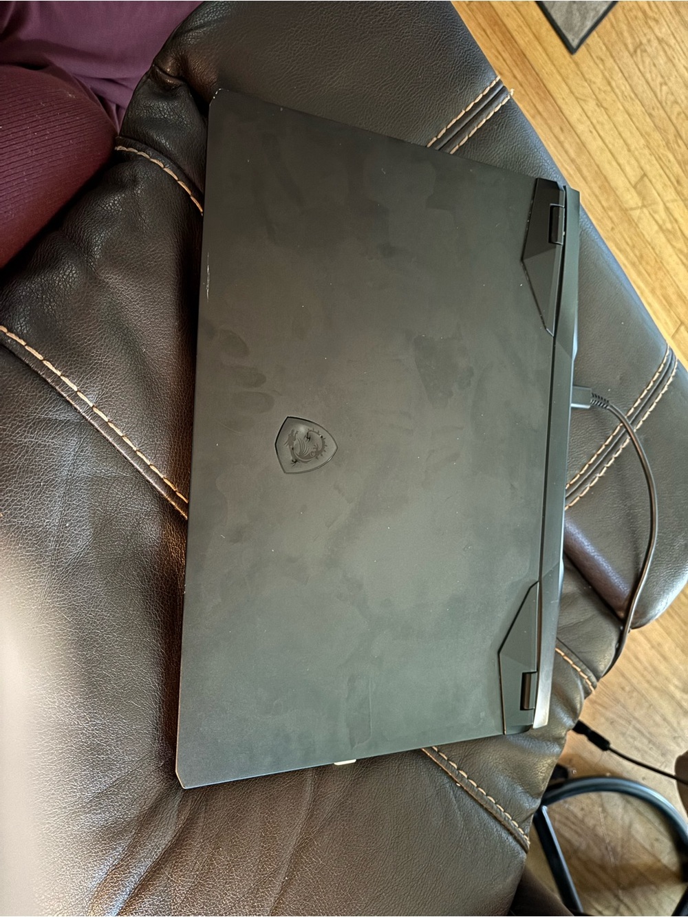 MSI Black Gaming Laptop — Matte Black Finish